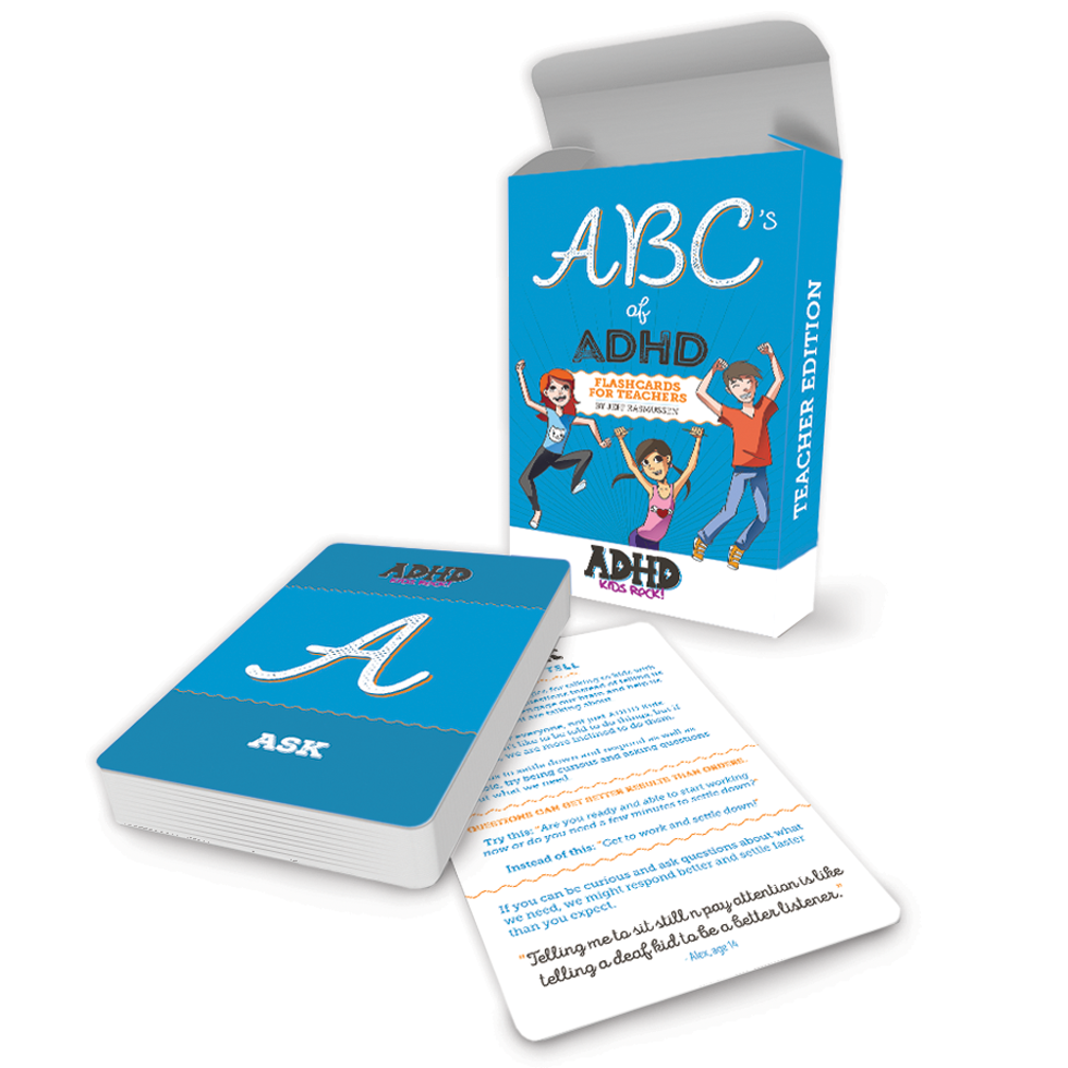 The ABC's of ADHD - Flashcards for Teachers