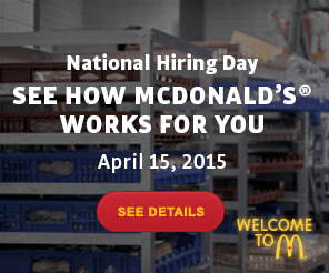 I won't lie so I'll never get hired at McDonald's®